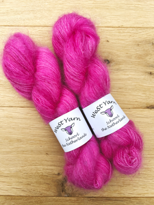 Strike me Pink! Mohair-Silk Lace 