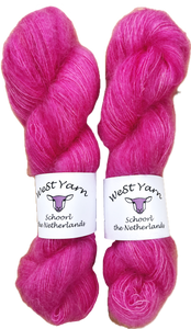 Strike me Pink! Mohair-Silk Lace