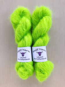 Green Treefrog Mohair-Silk Lace